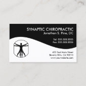 Moderne Strudel-Chiropraktik-Visitenkarten Visitenkarte (Vorderseite)