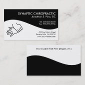 Moderne Strudel-Chiropraktik-Visitenkarten Visitenkarte (Vorne/Hinten)