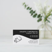 Moderne Strudel-Chiropraktik-Visitenkarten Visitenkarte (Stehend Vorderseite)