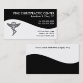 Moderne Strudel-Chiropraktik-Visitenkarten Visitenkarte (Vorne/Hinten)