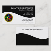Moderne Strudel-Chiropraktik-Visitenkarten Visitenkarte (Vorne/Hinten)