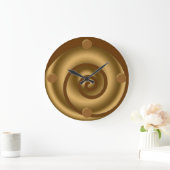 Moderne Strudel-Kunst-Wanduhr Große Wanduhr (Zuhause)