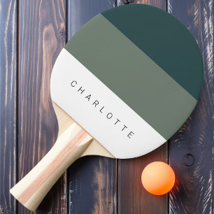 Moderne Stufe Drei-Tone mit Namen Tischtennis Schläger