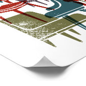 Moderne Stühle aus der Mitte des Jahrhunderts in d Poster (Ecke)