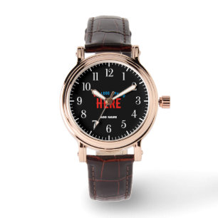 MODERNE, STYLISCH BROWN BROWN ÜBERPRÜFTE MARKENZEI ARMBANDUHR