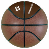 MODERNE, STYLISCH BROWN BROWN ÜBERPRÜFTE MARKENZEI BASKETBALL (Rechts)