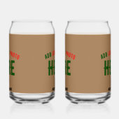 MODERNE, STYLISCH BROWN BROWN ÜBERPRÜFTE MARKENZEI DOSENGLAS (Rechts)