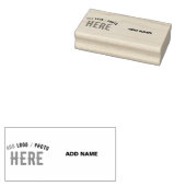 MODERNE, STYLISCH BROWN BROWN ÜBERPRÜFTE MARKENZEI GUMMISTEMPEL (Stempel)