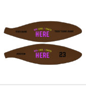 MODERNE, STYLISCH BROWN BROWN ÜBERPRÜFTE MARKENZEI MINI BASKETBALL (Panele)