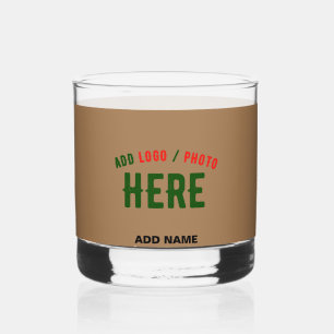 MODERNE, STYLISCH BROWN BROWN ÜBERPRÜFTE MARKENZEI WHISKYGLAS