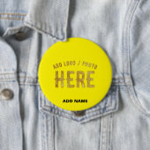 MODERNE, STYLISCH GEPRÜFTE GELBE-MARKENBEZOGENE MA BUTTON (Beispiel)