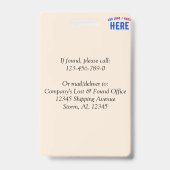 MODERNE, STYLISCH GEPRÜFTE NATÜRLICHE MARKEN AUSWEIS (Back)