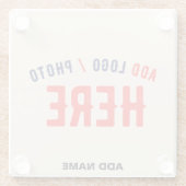 MODERNE, STYLISCH GEPRÜFTE NATÜRLICHE MARKEN GLASUNTERSETZER (Rückseite)