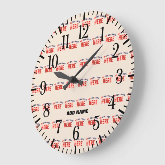 MODERNE, STYLISCH GEPRÜFTE NATÜRLICHE MARKEN GROßE WANDUHR (Winkel)