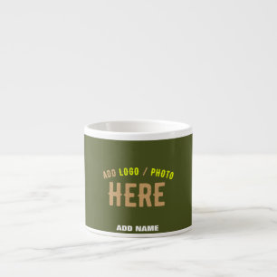 MODERNE STYLISCH-KUSTOM-ARMY GREEN-VERIFIED MARKIE ESPRESSOTASSE