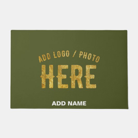 MODERNE STYLISCH-KUSTOM-ARMY GREEN-VERIFIED MARKIE FUßMATTE (Vorderseite)