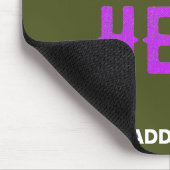 MODERNE STYLISCH-KUSTOM-ARMY GREEN-VERIFIED MARKIE MOUSEPAD (Ecke)