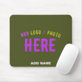 MODERNE STYLISCH-KUSTOM-ARMY GREEN-VERIFIED MARKIE MOUSEPAD (Mit Mouse)