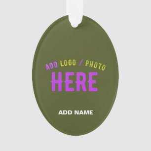 MODERNE STYLISCH-KUSTOM-ARMY GREEN-VERIFIED MARKIE ORNAMENT