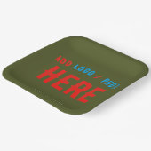 MODERNE STYLISCH-KUSTOM-ARMY GREEN-VERIFIED MARKIE PAPPTELLER (Gewinkelt)
