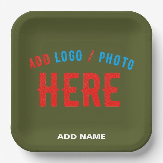 MODERNE STYLISCH-KUSTOM-ARMY GREEN-VERIFIED MARKIE PAPPTELLER (Vorderseite)