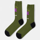 MODERNE STYLISCH-KUSTOM-ARMY GREEN-VERIFIED MARKIE SOCKEN (Linkes Detail)