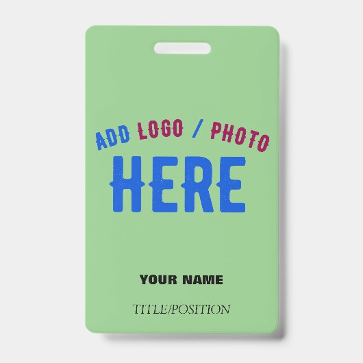 MODERNE STYLISCH MINT GREEN ÜBERPRÜFT MARKIERT AUSWEIS (Vorderseite)