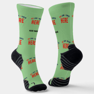 MODERNE STYLISCH MINT GREEN ÜBERPRÜFT MARKIERT SOCKEN