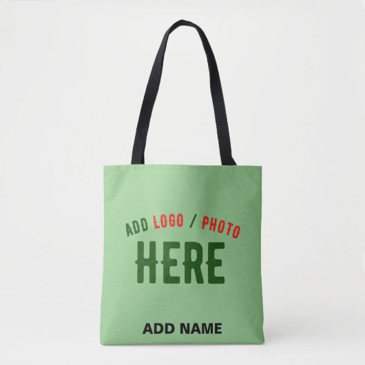 MODERNE STYLISCH MINT GREEN ÜBERPRÜFT MARKIERT TASCHE (Vorderseite)