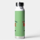 MODERNE STYLISCH MINT GREEN ÜBERPRÜFT MARKIERT TRINKFLASCHE (Links)