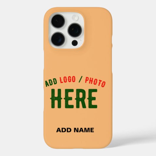 MODERNE STYLISCH-MODERNE CUSTOM PEACH ORANGE ÜBERP Case-Mate iPhone HÜLLE (Rückseite)