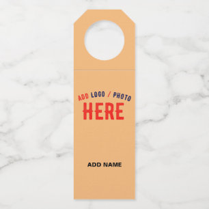 MODERNE STYLISCH-MODERNE CUSTOM PEACH ORANGE ÜBERP FLASCHENANHÄNGER