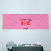 MODERNE, STYLISCH-MODERNE KUSTOM SWAG HOT PINK ÜBE BANNER (Messeveranstaltung)