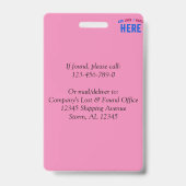 MODERNE, STYLISCH-NIEDLICHE KUNSTSTOM-KOPF-KOPF AUSWEIS (Back)