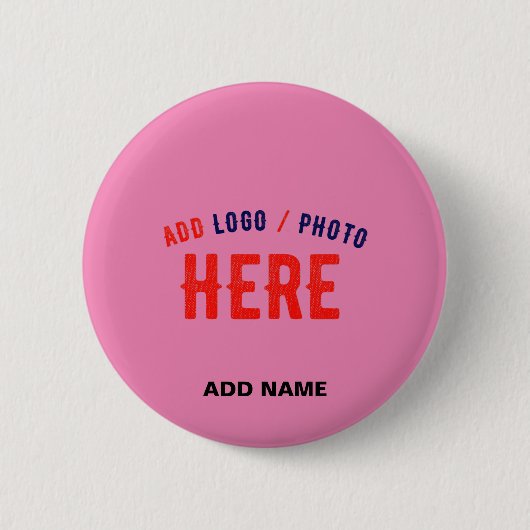 MODERNE, STYLISCH-NIEDLICHE KUNSTSTOM-KOPF-KOPF BUTTON (Vorderseite)