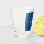 MODERNE, STYLISCH-PRUSSIANISCHE BLAUE-PRÜFGESCHICH SCHNAPSGLAS (Links)