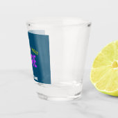 MODERNE, STYLISCH-PRUSSIANISCHE BLAUE-PRÜFGESCHICH SCHNAPSGLAS (Rechts)