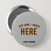 MODERNE, STYLISCH ZOLLBARE ASH-VERIFIED MARKIERT BUTTON (Vorne & Hinten)