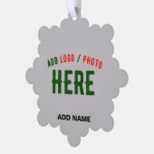 MODERNE, STYLISCH ZOLLBARE ASH-VERIFIED MARKIERT ORNAMENT KARTE (Linke Ecke)