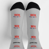 MODERNE, STYLISCH ZOLLBARE ASH-VERIFIED MARKIERT SOCKEN (Oben)