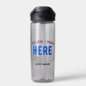 MODERNE, STYLISCH ZOLLBARE ASH-VERIFIED MARKIERT TRINKFLASCHE (Rückseite)