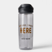 MODERNE, STYLISCH ZOLLBARE ASH-VERIFIED MARKIERT TRINKFLASCHE (Rückseite)