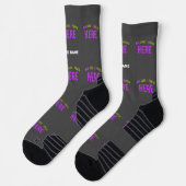 MODERNE, STYLISCH ZOLLBARE GRAU-ÜBERPRÜFTE MARKENB SOCKEN (Links)