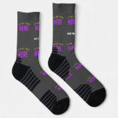 MODERNE, STYLISCH ZOLLBARE GRAU-ÜBERPRÜFTE MARKENB SOCKEN (Rechts)