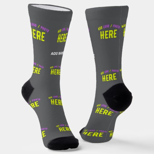 MODERNE, STYLISCH ZOLLBARE GRAU-ÜBERPRÜFTE MARKENB SOCKEN (Gewinkelt)