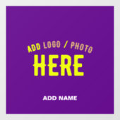 MODERNE, STYLISCH ZOLLBARE INDIGO-ÜBERPRÜFTE MARKE FENSTERAUFKLEBER (Blatt)