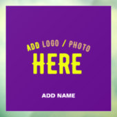 MODERNE, STYLISCH ZOLLBARE INDIGO-ÜBERPRÜFTE MARKE FENSTERAUFKLEBER (Blatt 3)