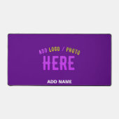 MODERNE, STYLISCH ZOLLBARE INDIGO-ÜBERPRÜFTE MARKE SCHREIBTISCHUNTERLAGE (Vorderseite)