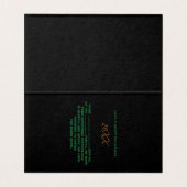 MODERNE, STYLISCH ZOLLBARE, SCHWARZE VERIFIZIERTE  (Innenseite Aufgefaltet)