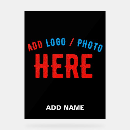 MODERNE, STYLISCH ZOLLBARE, SCHWARZE VERIFIZIERTE ACRYLSCHILD (Vorderseite)